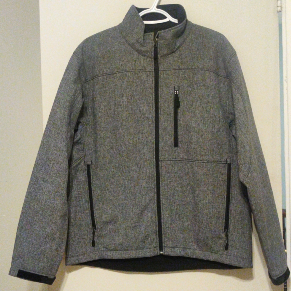 Kirkland Signature men's large gray/black jacket